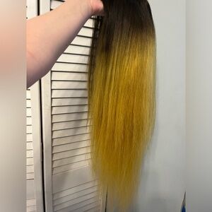 22 inch human hair wig